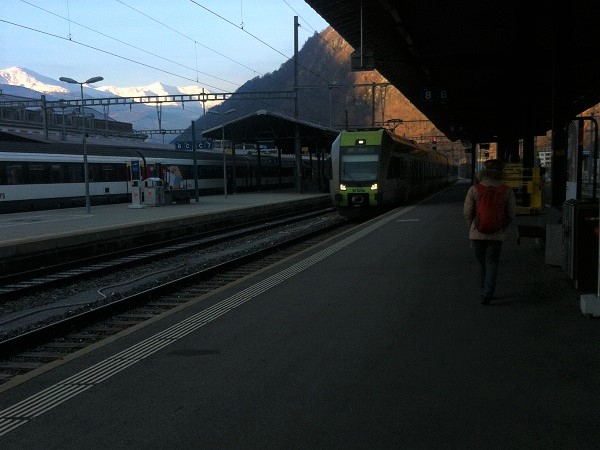 Il Trenino Verde delle Alpi ha strutture nuove, spaziose con grandi finestrini e molti posti per poter trasportare le biciclette.