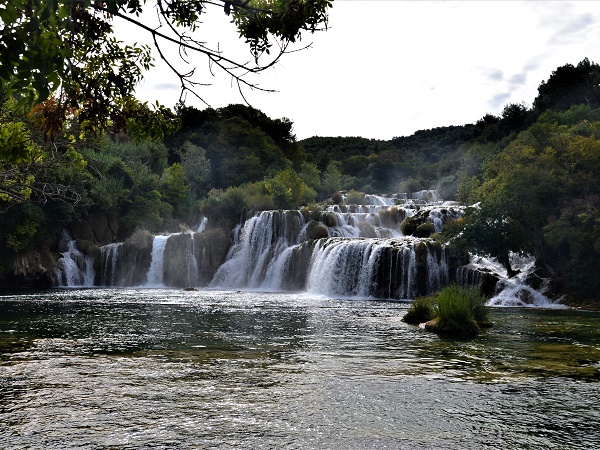 Le cascate del parco di Krka, una delle bellezze naturalistiche della Croazia.