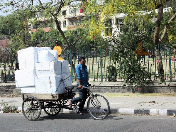 I trasporti in India sono un'arte.