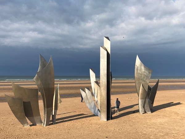 Una delle spiagge simbolo della storia della Normandia: Omaha beach