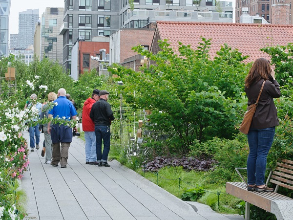 Se vuoi fare una meravigliosa passeggiata di circa 2 km in un parco particolare, percorri High Lane Park, che collega il quartiere di Chelsea al Matpaking District.