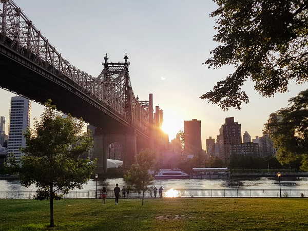 Cercavo una casa molto grande in un quartiere lontano dalla confusione di Manhattan, ed è così che siamo approdati poco oltre il Queensboro Bridge.