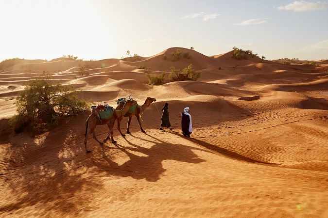 L'Erg Chigaga, il lembo sahariano inella provicina marocchina di Zagora.