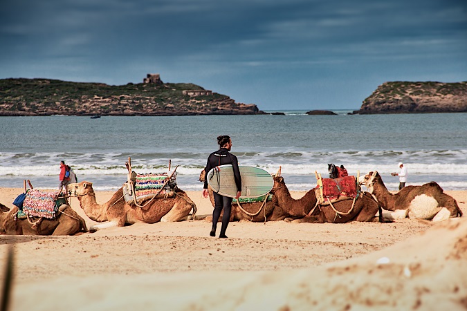 Essaouira è destinazione di grande interesse per i surfisti.
