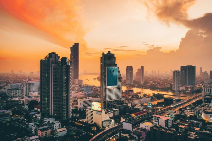 La capitale della Thailandia, Bangkok, è conosciuta anche con il suggestivo soprannome di "Città degli angeli".