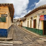 Strada di un villaggio in Guatemala