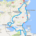 Mappa del tour