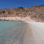 La spiaggia di Ensenada Grande sul mare di Cortez