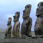 I Moai sull'isola di Pasqua