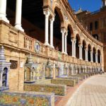 Particolare di piazza di Spagna a Siviglia