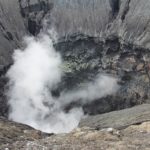 Cratere di vulcano attivo