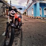 Moto per le vie dell'Havana