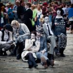 Artisti di strada all'Edinburgh Festival Fringe