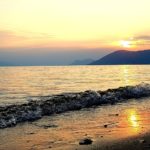 Spiaggia al tramonto