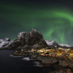 Aurora boreale alle isole Lofoten
