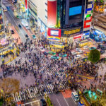 Incrocio di Shibuya a Tokyo