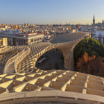 Veduta di Siviglia dal Metropol Parasol