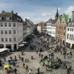 La via pedonale Strøget a Copenhagen