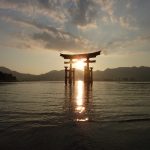 Santuario shintoista di Itsukushima sull'isola di Miyajima, vicino a Hiroshima