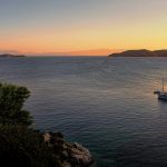 Tramonto dall'isola di Skiathos