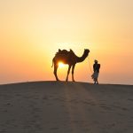 Tramonto sul Sahara
