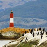 Il faro di Ushuaia che si affaccia sul canale di Beagle