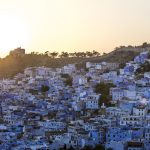 "La città blu" dall'alto