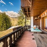 Balcone con vista sulle Dolomiti