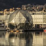 La Sfera di Renzo Piano, nei pressi dell'acquario