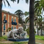 Opera di Paola Epifani in arte Rabarama, Villa Genoese Zerbi, lungo mare di Reggio Calabria