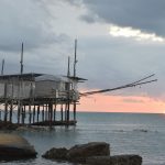 Trabocco lungo la costa dei Trabocchi, in Abruzzo