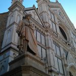 Monumento a Dante in piazza Duomo a Firenze