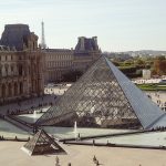 Museo del Louvre con la famosa piramide