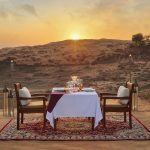 Una romantica cena nel deserto