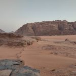 I colori del Wadi Rum al tramonto