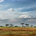 Il parco di Amboseli e sullo sfondo le "nevi del Kilimangiaro" [Photo by Sergey Pesterev on Unsplash]