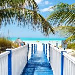 Meravigliosa spiaggia cubana sul mar dei Caraibi