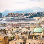 Navi da crociera attraccate al porto di Genova