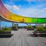 Your Rainbow Panorama all'interno dell'ARoS Kunstmuseum ad Aarhus