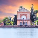 Un giro nei giardini Menara al tramonto