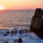 L'oceano Atlantico su cui è affacciate Peniche