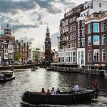 Il centro di Amsterdam
