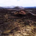 Veduta aerea del Volcan El Cuervo [foto di Emanuele Sacchetto]