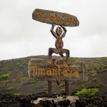 Insegna del parco Timanfaya