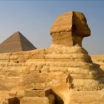 L'enorme scultura della Sfinge