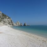 Veduta della costa nel parco del Monte Conero