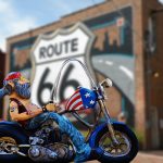 Funny biker Route 66 Harley [Foto di Alexa da Pixabay]