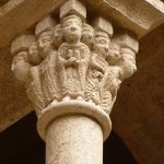 Particolare di capitello del monastero di Sant Pere de Rodes