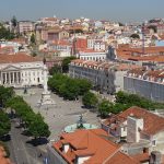 Veduta del centro di Lisbona