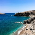 Veduta della costa di Folegandros